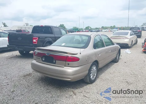 1999 Ford Contour Lx из США, поврежденный, VIN 1FAFP6538XK135792